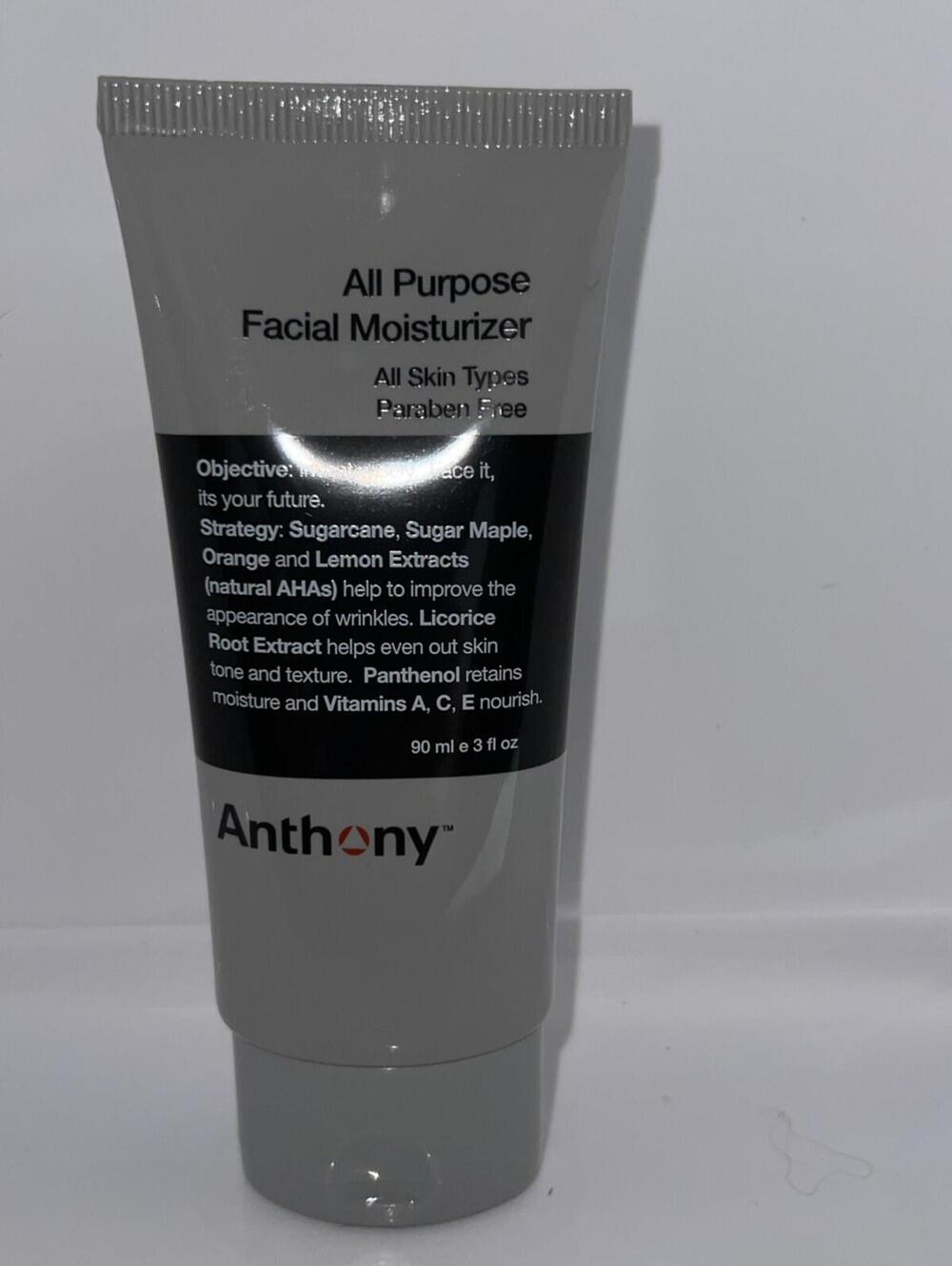 Anthony All Purpose Facial Moisturizer 3 oz., New. Sealed